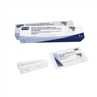 Esfregaço nasal do kit de teste de antígeno